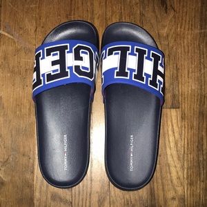 Tommy Hilfiger Collegiate Print Slides